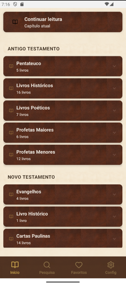 Bíblia Áudio/Book - Leitura